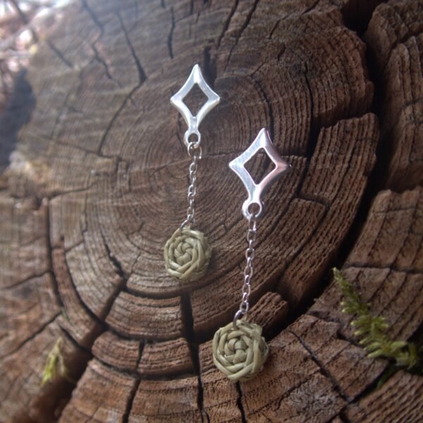 boucles d'oreilles petite rose